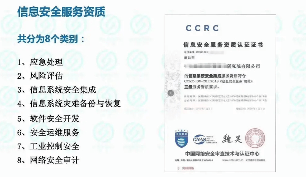 廣東廣州市CCRC信息安全服務(wù)資質(zhì) 網(wǎng)絡(luò)與信息安全軟件開(kāi)發(fā)的關(guān)鍵認(rèn)證